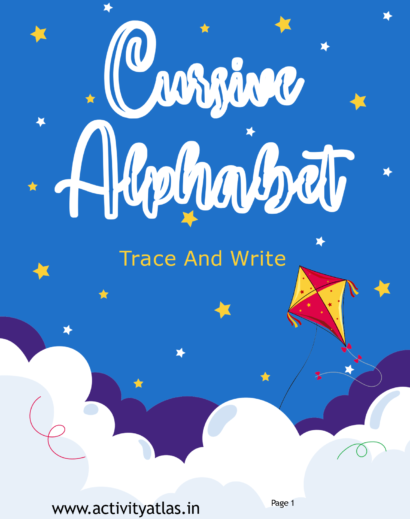 Cursive Alphabet Trace and Write