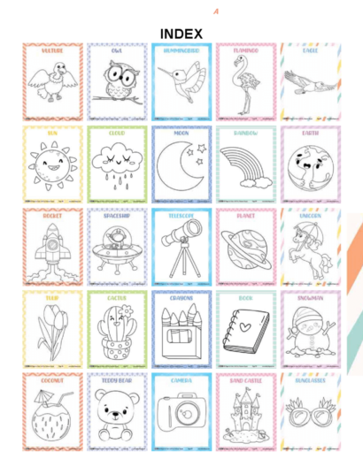 100 Pages to Color