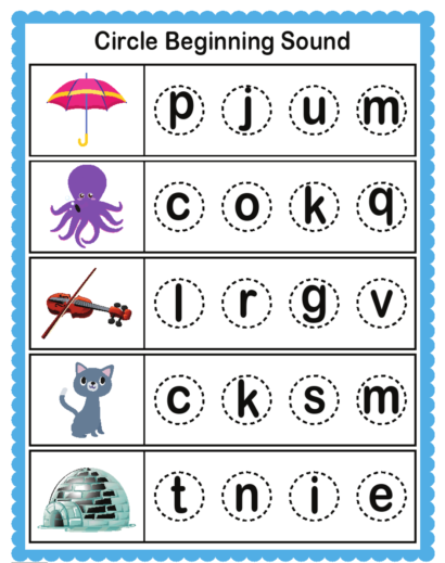 Beginning Sounds